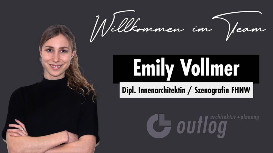 Emily Vollmer, Dipl. Innenarchitektin / Szenografin FHNWr, bei der Outlog AG in Lenzburg, Aargau